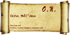 Ochs Médea névjegykártya